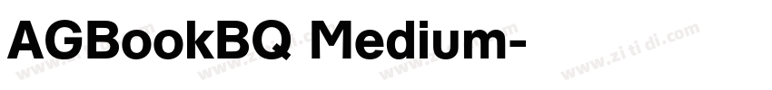 AGBookBQ Medium字体转换 AGBookBQ Medium字体转换